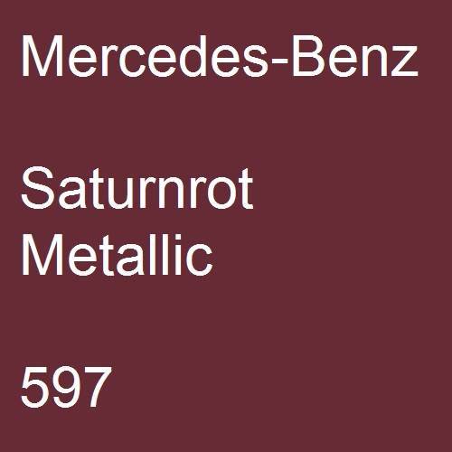 Mercedes-Benz, Saturnrot Metallic, 597.